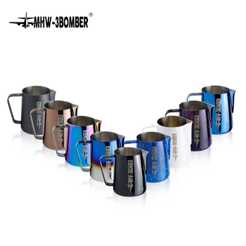 

Crocodile Jar Mouth Stainless Steel Frothing Pitcher Pull Flower Cup Latte Milk Jug Coffee Mug Frother Espresso Foaming Tool