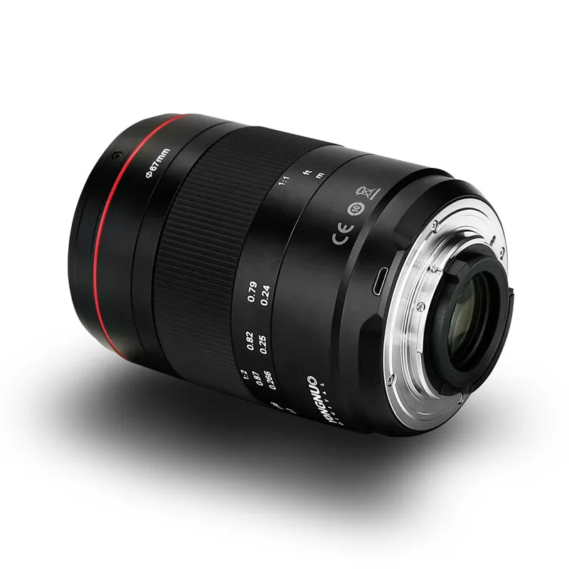 YONGNUO макрообъектив YN60mm F2 MF объектив с индикатором расстояния фокусировки для камеры Nikon Canon 700D 80D 5D Mark III IV