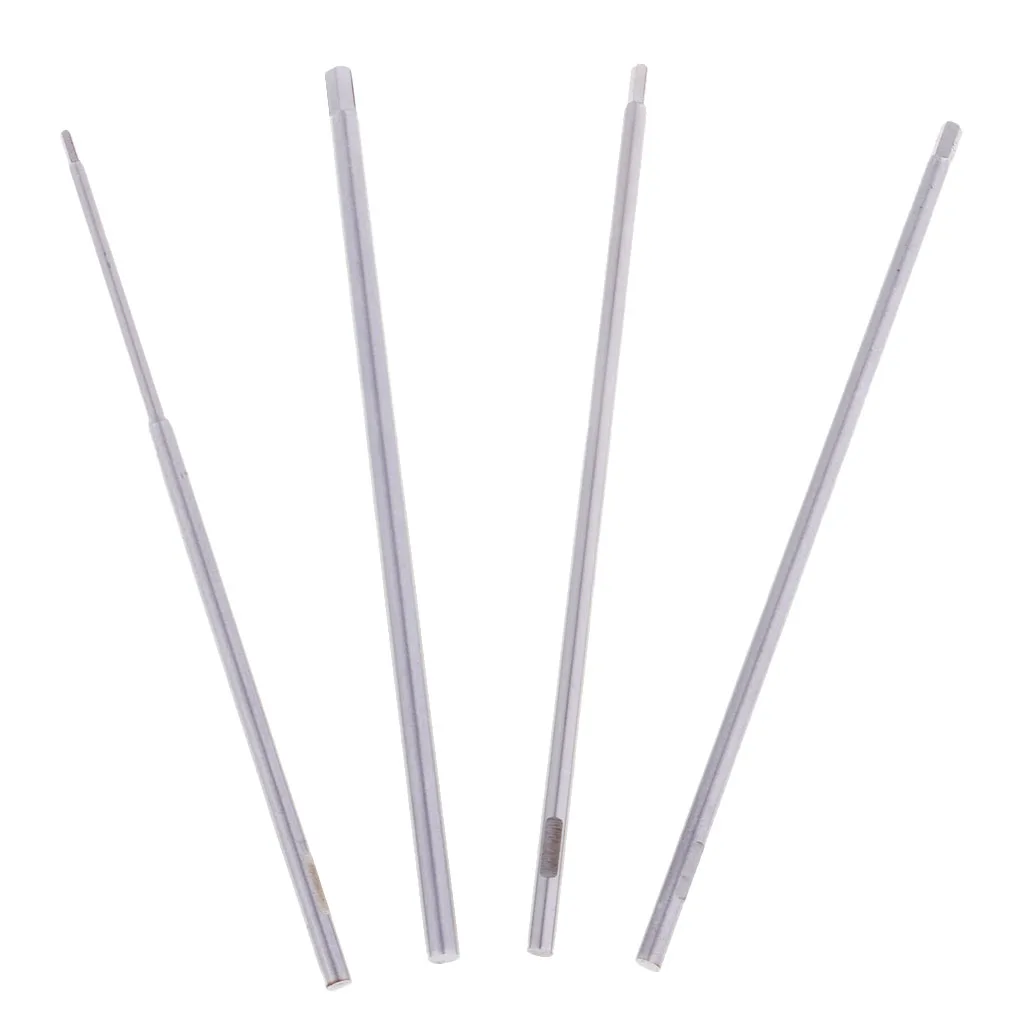 4x RC Screwdriver Tool Kit Hex Cross Key Socket Wrench Spanner Repair Silver