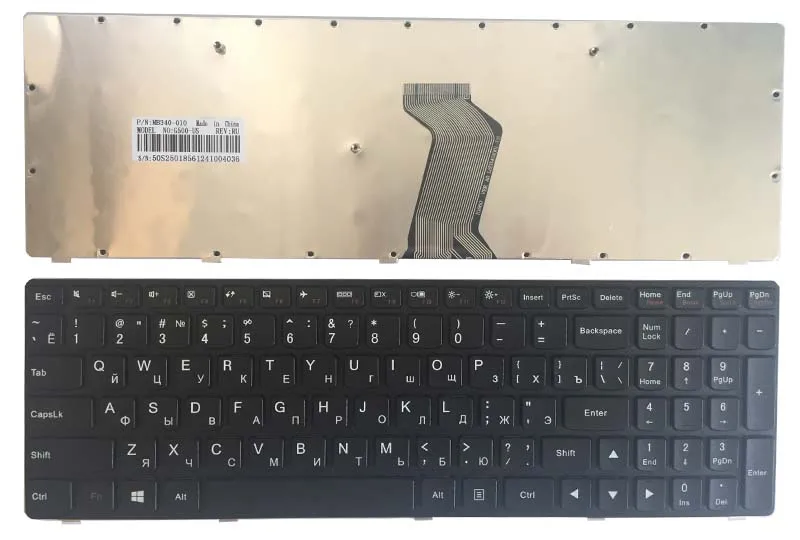 Русская клавиатура для lenovo 25210891 G500-RU MP-12P83US-6861 25210932 MP-12P83SU-686 PK130Y0305 V117020GS1 V-117020ZS1-RU ру