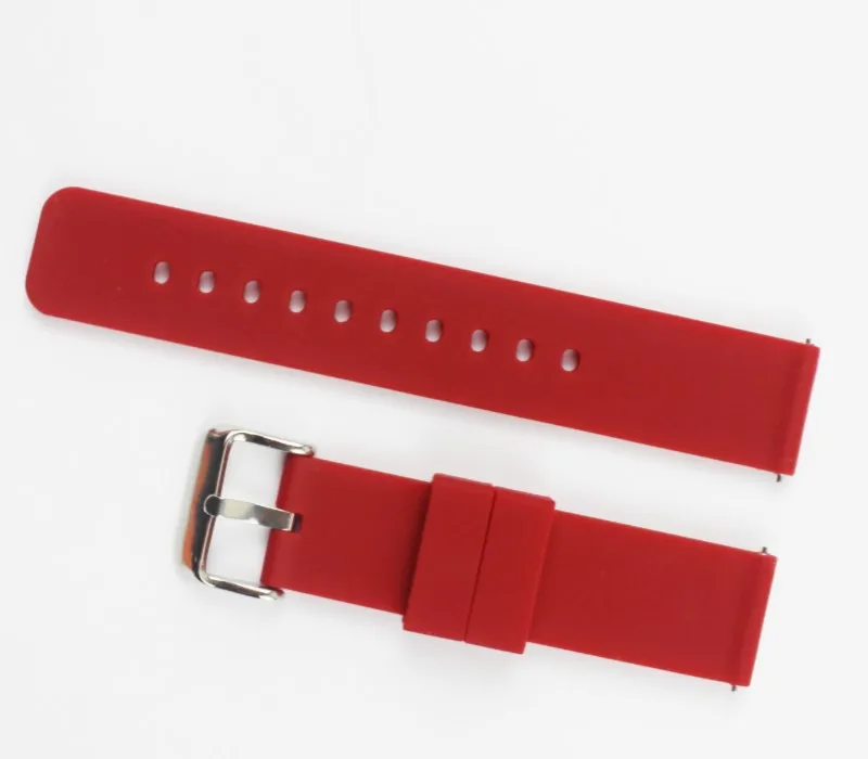 18 мм 20 мм 22 мм силиконовый ремешок для huawei/Withings/samsung Galaxy/gear s3/Amazfit Bip Смарт часы замена Широкие ремешки