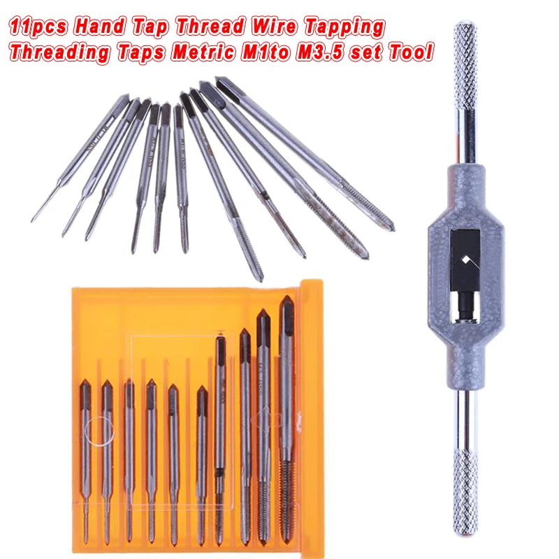 1 Set Mini Screw Tap Hand Thread Wire Tapping Threading Portable Attack Tool_WK