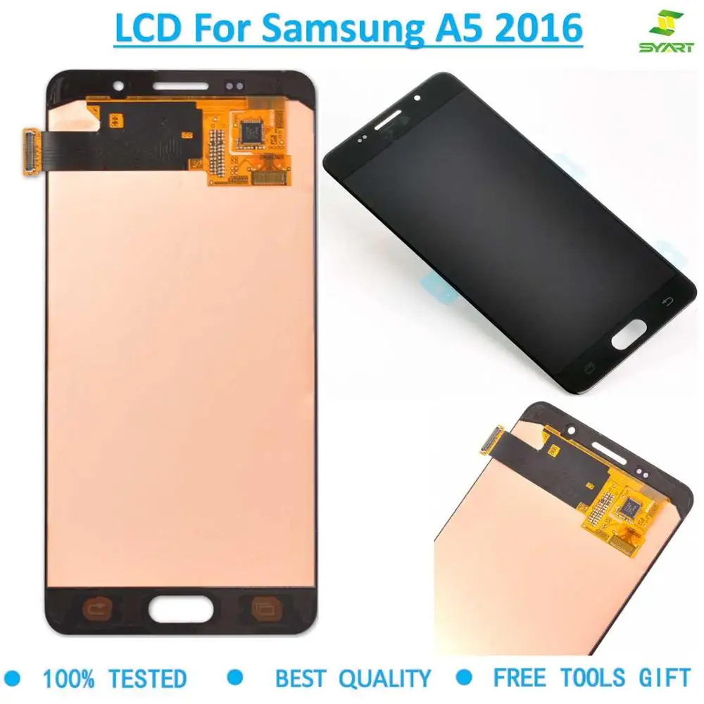 

Cellphone screen TFT For Samsung Galaxy A5 2016 LCDs Display A510 SM-A510F A510M A510FD LCD Display Touch Digitizer Assembly