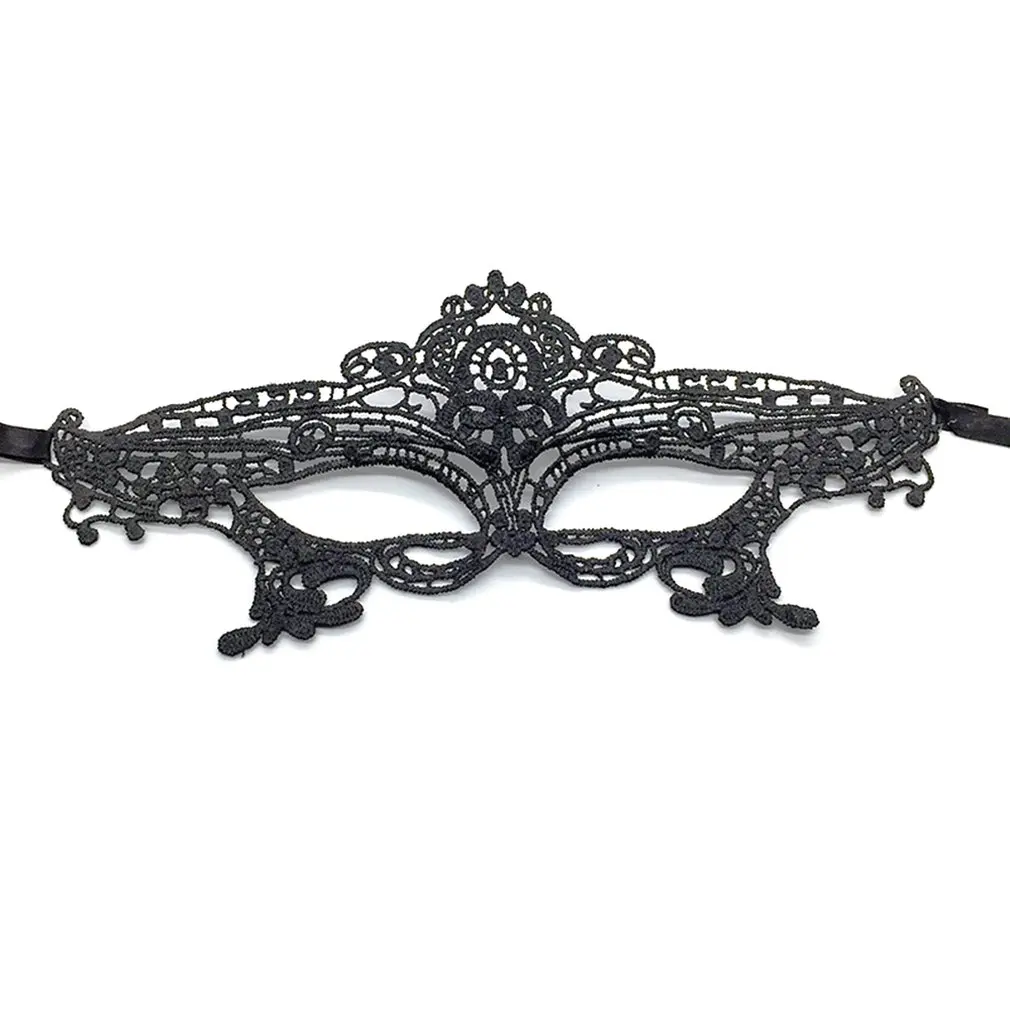 

Black Sexy Women Lady Girl Lace Mask Cutout Eye Face Mask for Halloween Masquerade Party Fancy Dress Costume