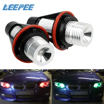 

Error Free Car Lamps 2pcs LED Angel Eyes Marker Light Bulbs for BMW E39 E53 E60 E61 E63 E64 E65 E66 E87 525i 530i xi 545i M5
