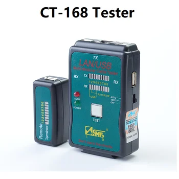 

High Quality CT-168 Multi-modular Ethernet Lan Cable Tester RJ11 RJ12 RJ45 USB BNC Cable Tester