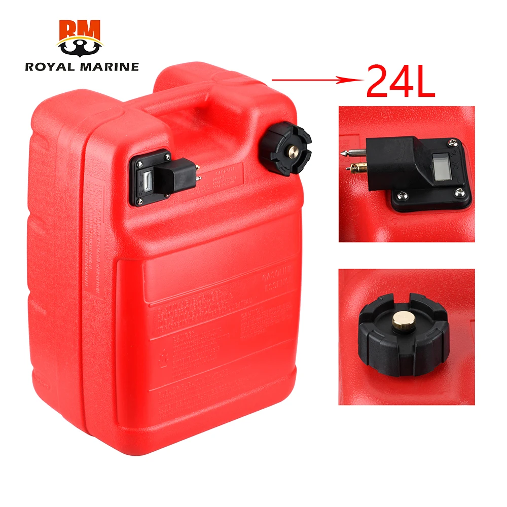 6yj24201 Outboard Fuel Tank (24l) With Fuel Pipe Assy 61j24360 00