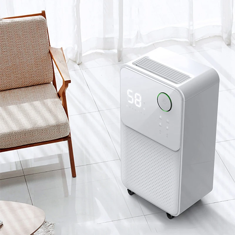 US $299.88 Household Intelligent Air Dehumidifier 220V Air Dryer 24LDay Dehumidity High Efficiency Clothes Dryer LED Display