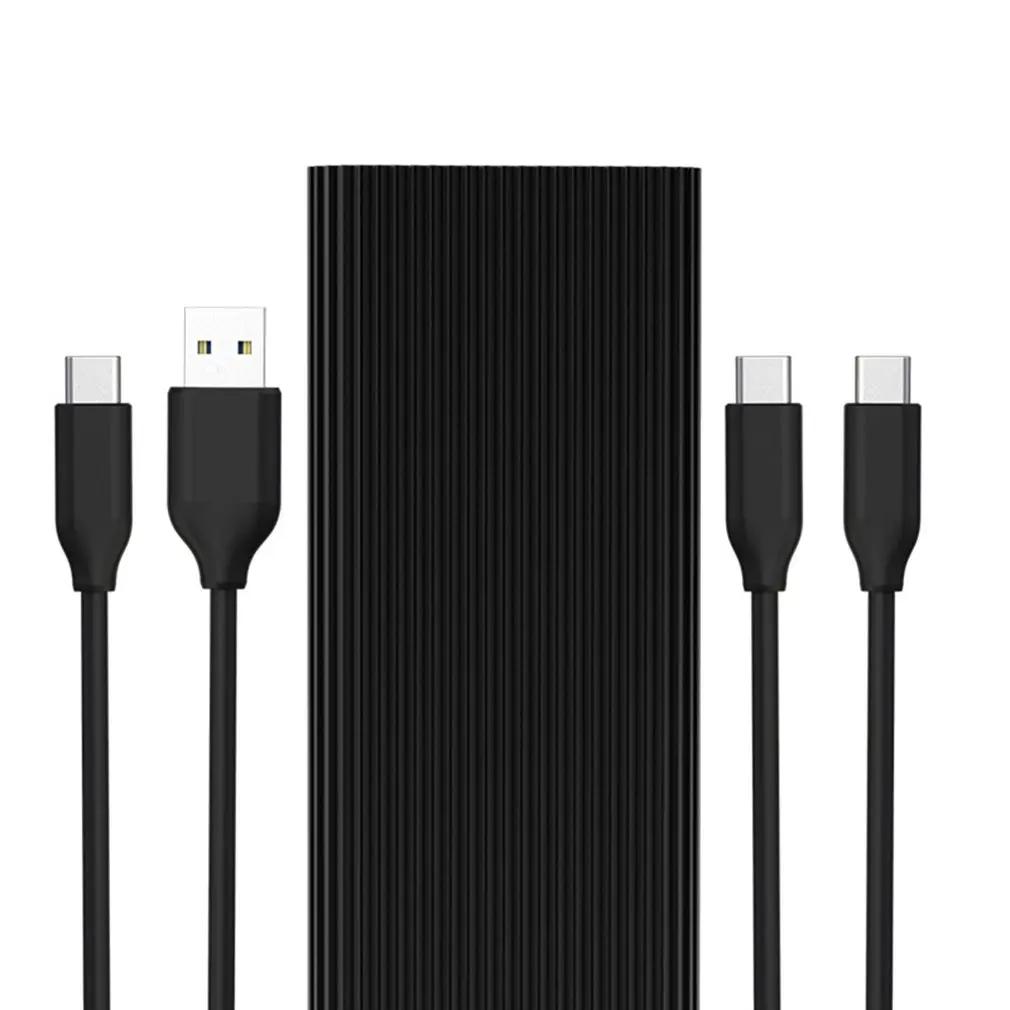 PC280A NGFF мобильный жесткий диск коробка M.2 USB3.0 SSD металлический твердотельный диск коробка type-c жесткий диск коробка Ssd мобильный серый