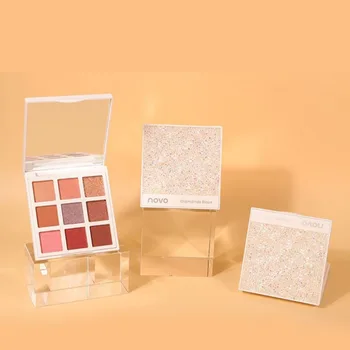 

9-color Eyeshadw Palette Long-lasting Waterproof Smudge-proof Colorfast Matte Shimmer Eye Shadow Cosmetic K1