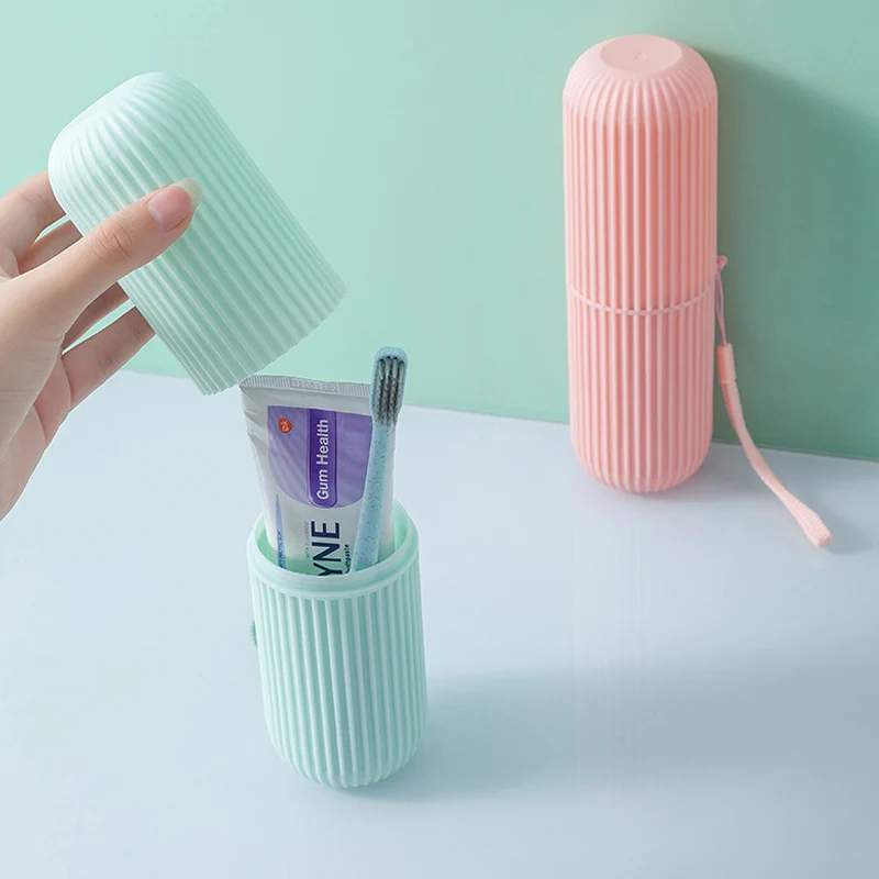Portable Travel Toothpaste Toothbrush Protect Holder Cap Case Travel StorageTS Portable Travel Toothpaste Toothbrush Protect Holder Cap Case Travel StorageTS
