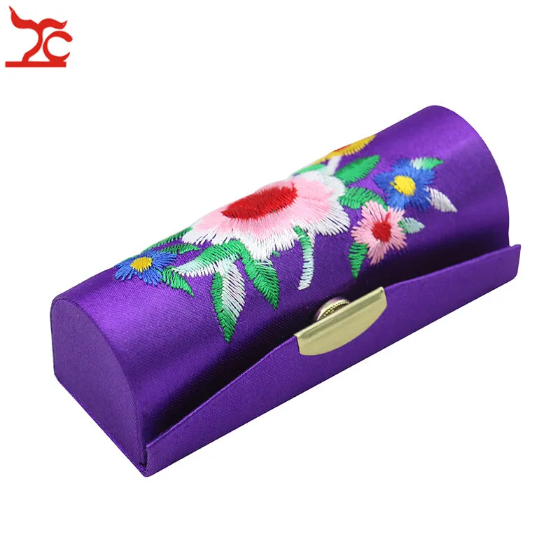 5pcs Lipstick Case Lipstick Holder Flower Design Makeup Jewelry Holder Box  Lip with Mirror - Random Color