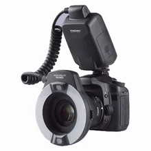 Yongnuo YN-14EX YongnuoYN 14EX TTL LED Macro Speedlite Ring Flash Light for Canon 5D Mark II 5D Mark III 6D 7D 60D 70D 700D 650D