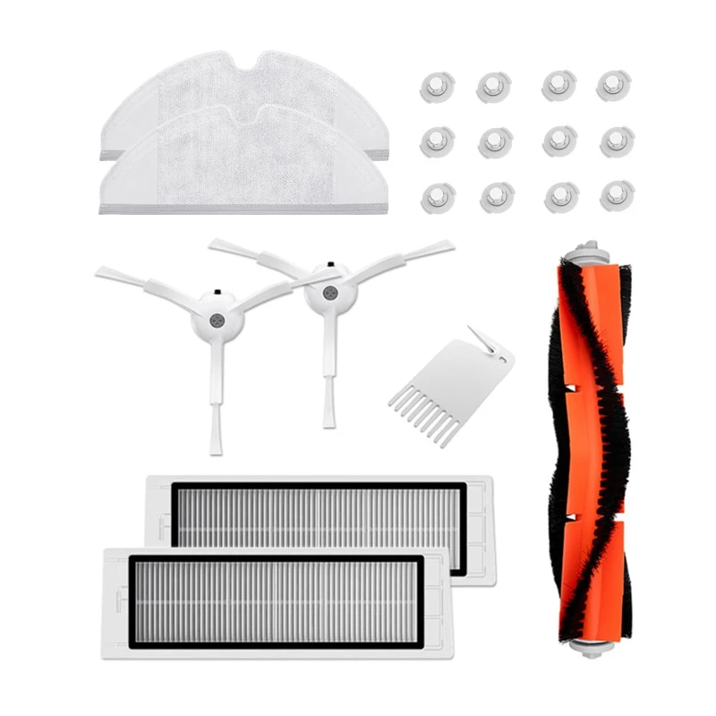 Roborock Accessory Pack of Washable Filter, Brush, Mop for Roborock S50