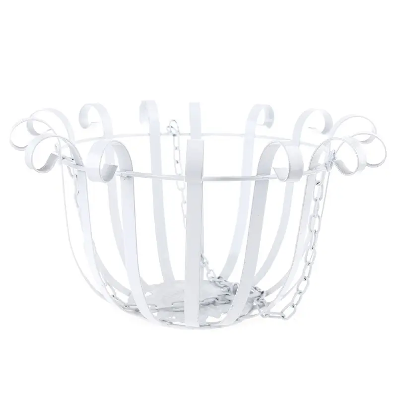 European Style Wall Hanging Flower Pot Support Bracket Hook Iron Hanger Plants Holder Balcony Home Decoration