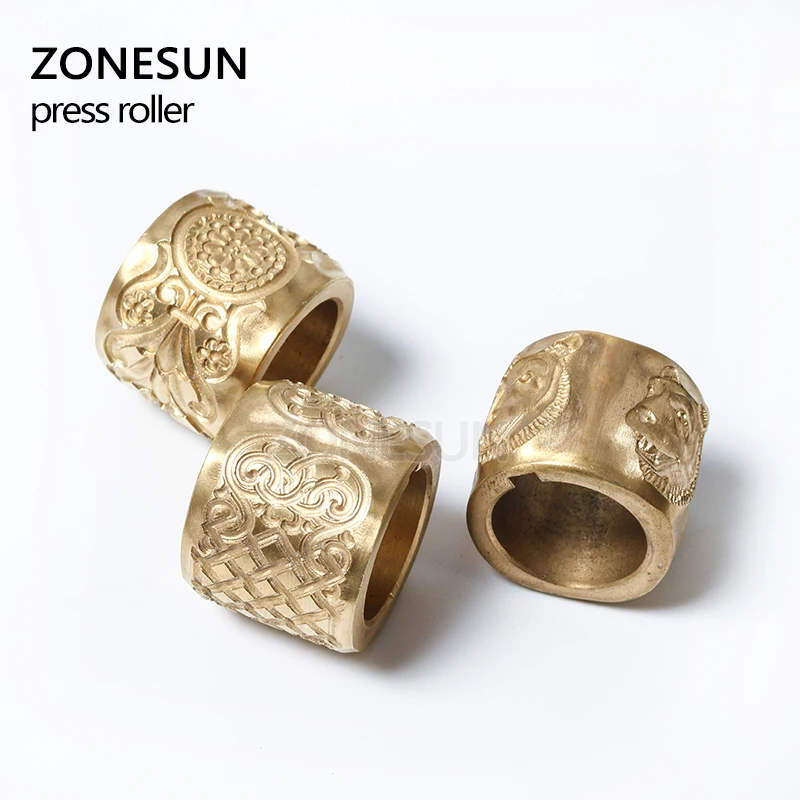 Leather Stamping Embossing Tool for Leather Bracelet Straps ZONESUN Embossing Stamping Machine
