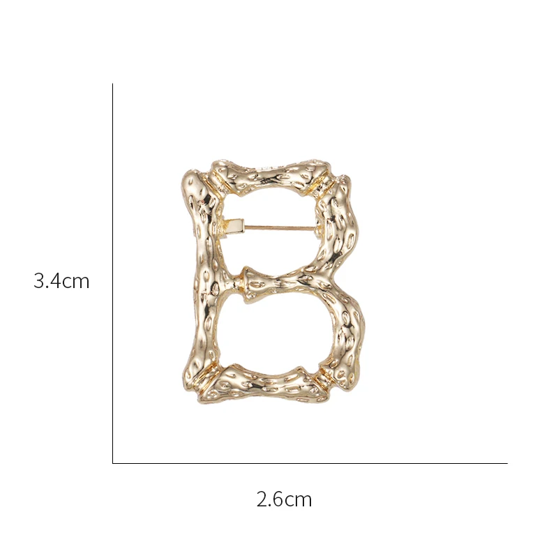 WEIMANJINGDIAN-Brand-New-Arrival-Set-of-2-PCS-Letter-A-and-Letter-B-Alloy-Metal-Brooch (1)