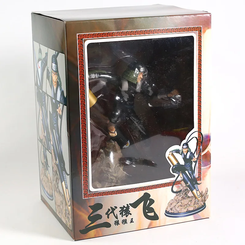 Наруто Shippuden Sarutobi Hiruzen Kinko Bo статуя ПВХ фигурка модель игрушки