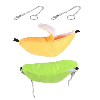 

2PCS Small Animals Swinging Bed Hammock Toys Hammock Bed Sleeping Hideout Playing Hamster Hammock