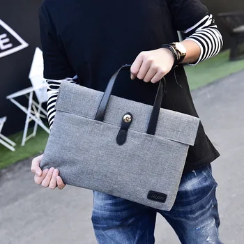 

2019 New Hand Shoulder Shoulder Men's Briefcase Wear Oxford Cloth 14 Inch Laptop Bag