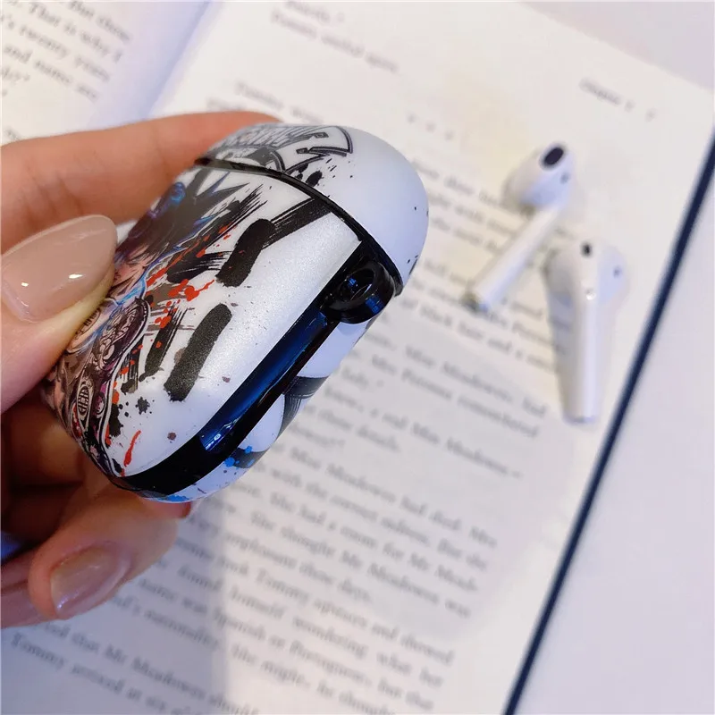 Модные хипстерские чехлы для наушников Dragon Ball Z Son Goku Master Roshi Shenron Majin Buu для Apple Airpods 1/2, защитный чехол