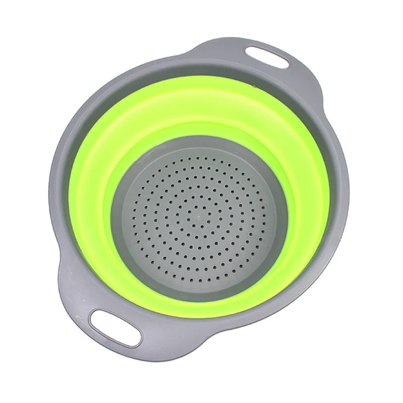 LargeCollapsibleFoldingStrainersStrainerSetPerfectforDraining