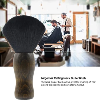 

Barber Cleaning Hair Brush Hair Brush Hairdressing Neck Face Nylon Brush Soft Hair Styling Tool