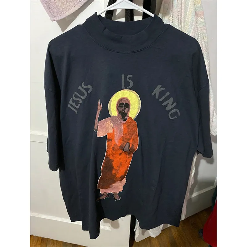 Kanye West Jesus is King Chicago ограниченная футболка для мужчин и женщин футболки высокого
