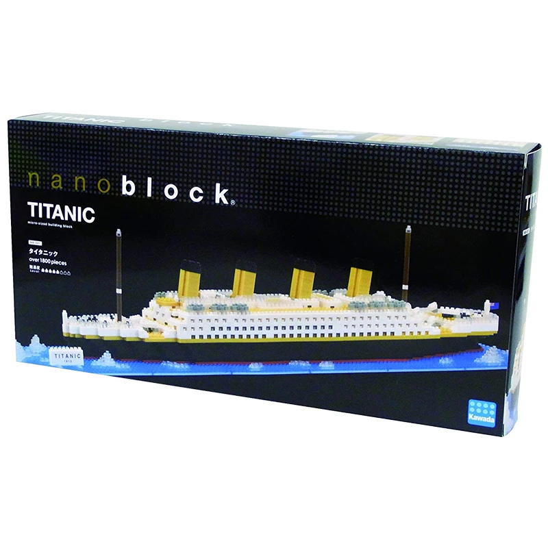 NB021 Nanoblock Титаник корабль Делюкс [Advanced Hobby Series] 1800 шт возраст 12