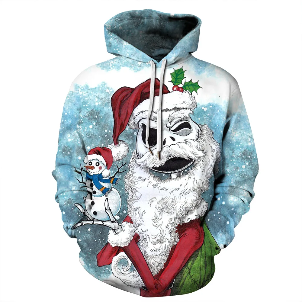 Толстовки с капюшоном Grinch, толстовка с длинным рукавом, Рождественский карнавальный костюм, 3D принт, с капюшоном, парные спортивные костюмы, забавная уличная одежда