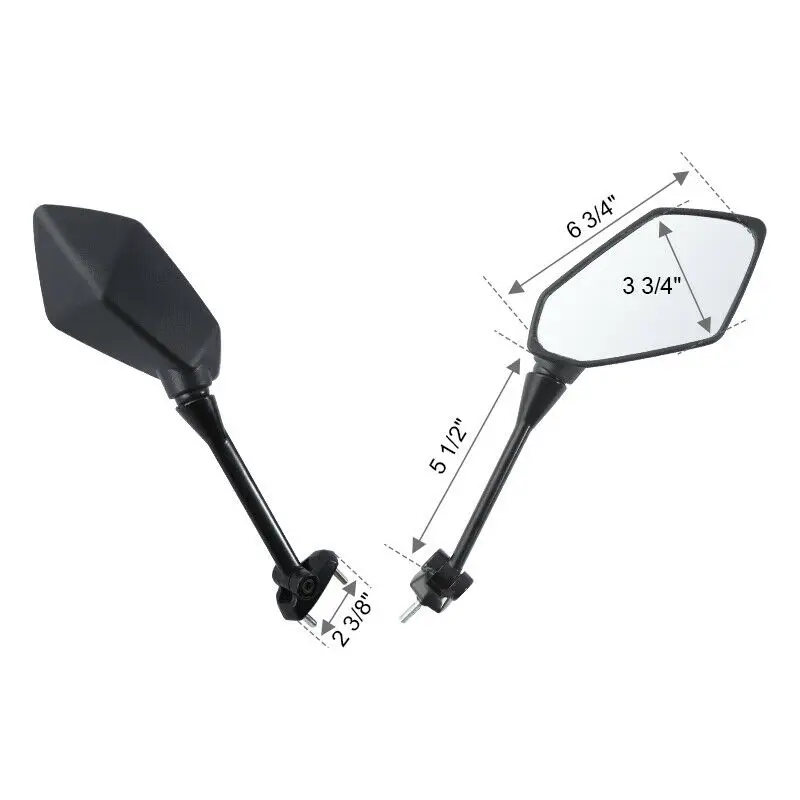 Motorcycle Mirrors Rearview for KAWASAKI NINJA etc.