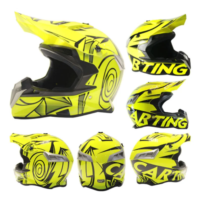 Полнолицевой шлем горный bikedownhike rashing горный крест-шлем с флагом casque moto cross Байкерский шлем capacete moto Mask
