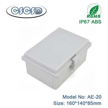 

1pcs/lot 160*140*85mm box for pcb abs enclosure black junction box ip65 abs waterproof enclosure for electronics