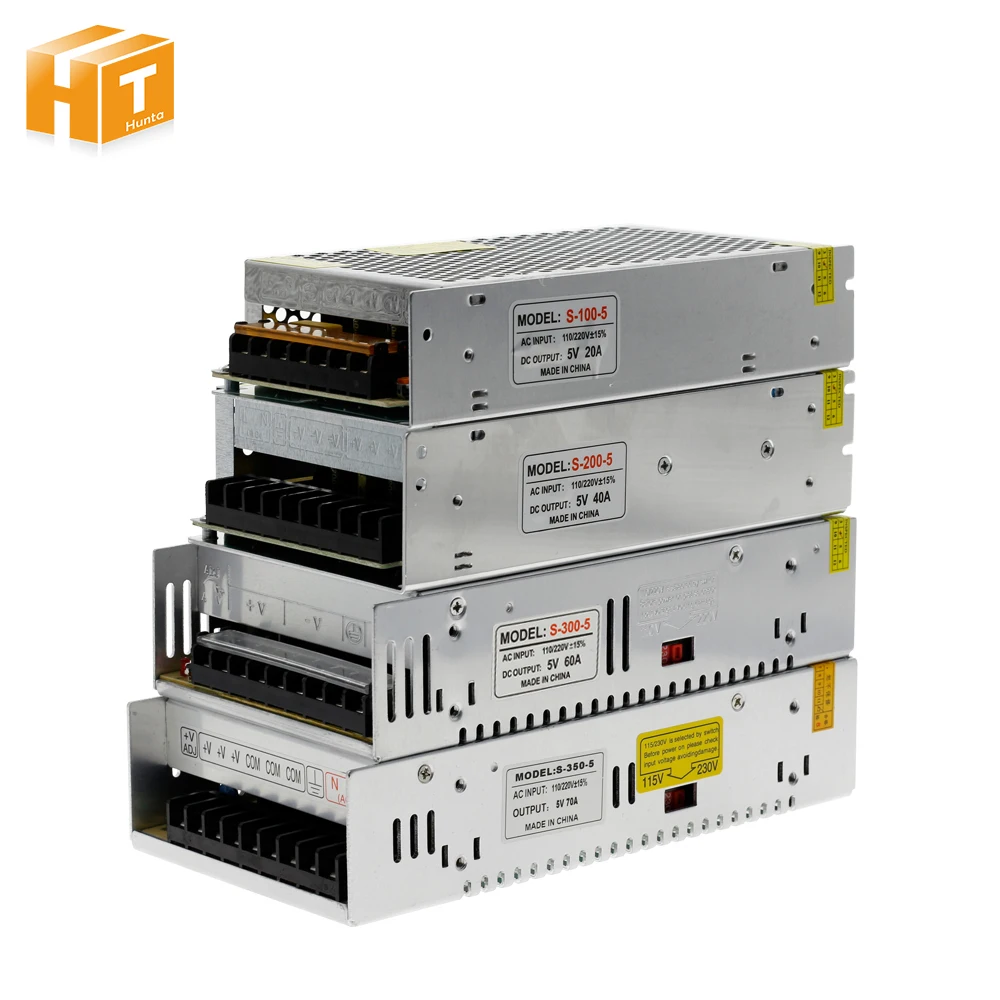 

Switching Power Supply Output DC5V 2A / 3A / 5A / 10A / 20A / 40A /60A / 70A