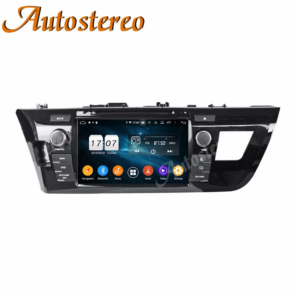 Автомобильный мультимедийный плеер DPS PX5/PX6 Android 10 с GPS-навигацией для Toyota Levin 2013 +