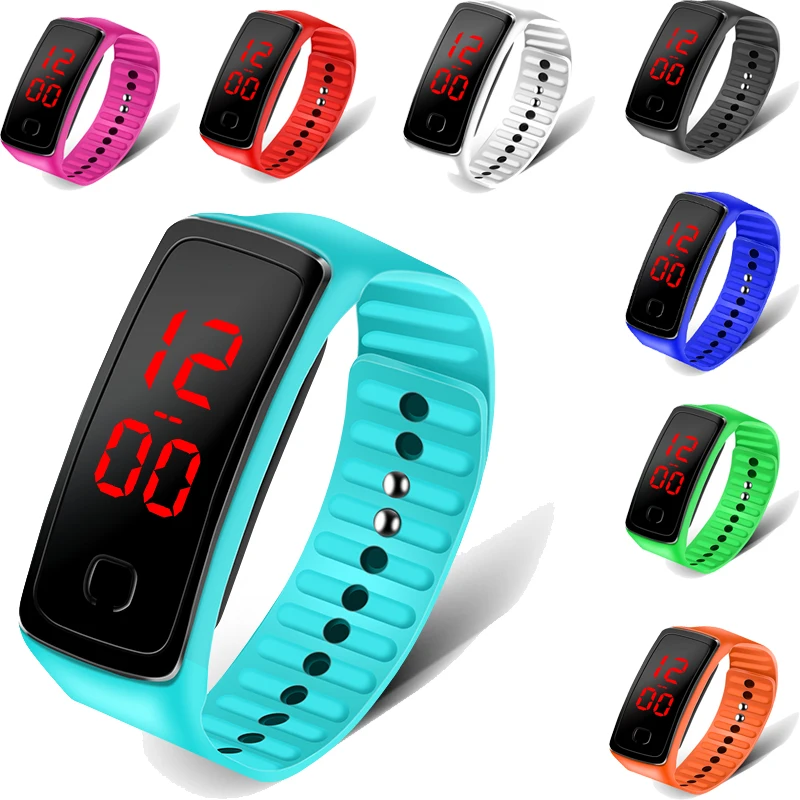 Kids Watches Strap Electronic-Watch Digital Sport-Wristwach Girls Boys Montre Enfant