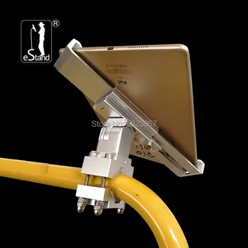 

eStand BR24008Q trolley pole clamp tablet unviersal locked mount bracket