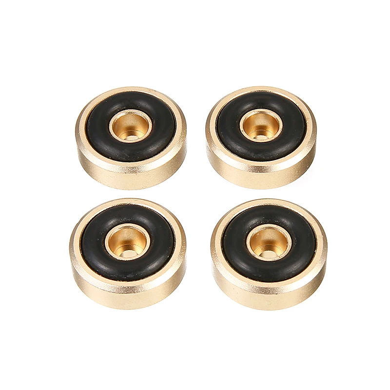 4PCS CD Player Shock Absorption Feet Pad Radio Amplifier Isolation Base Mat Turntable Record Cabinet Replacement Accessories