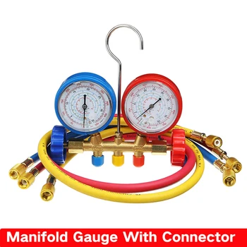 

Liquid Safety Valve Air Conditioning Refrigerant Manifold Gauge Set High Quality Air Condition Tools Kit Repair And Fluoride New