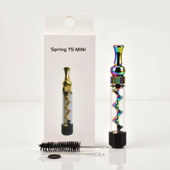 

Durable Detachable Mini Glass Smoking Pipe Clear Glass Tobacco Pipe With a Practical Cleaning Brush