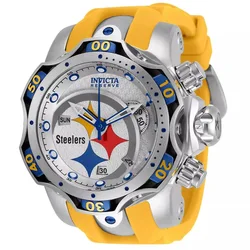 INVICTA Reloj de pulsera deportivo para hombre y mujer, cronógrafo de cuarzo con esfera grande y calendario, a la moda, de lujo, Original, combina con todo