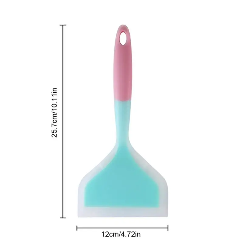 1pcs Handle Silicone Pancakes Shovel Spatula Silicone Pancakes Shovel Nonstick Wide Turner Easy To Clean Household Kitchen Tools