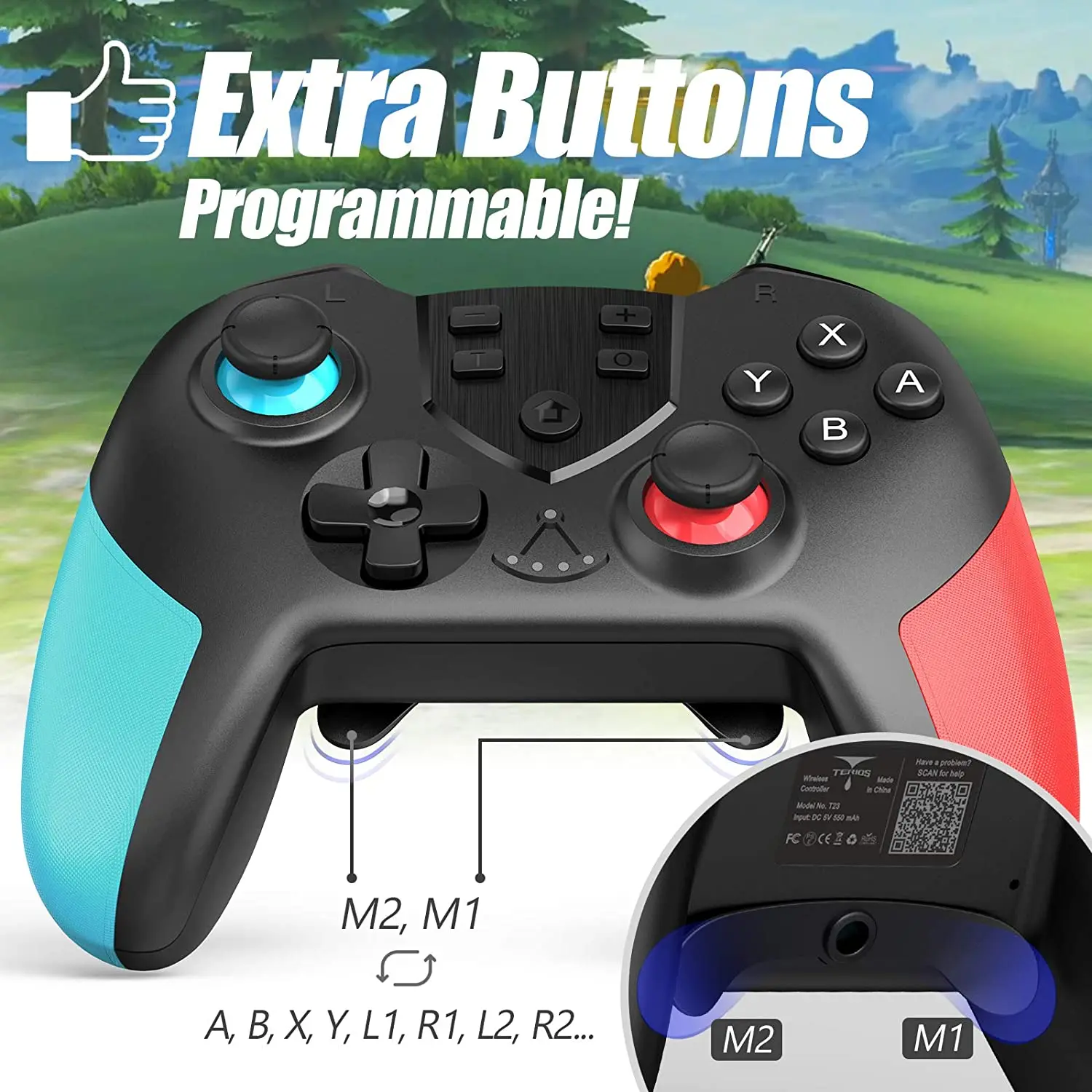 2021 New Bluetooth Switch Pro Gamepad For Nintendo Switch Console Wireless Gamepad Video Game PC Game Joystick Controller