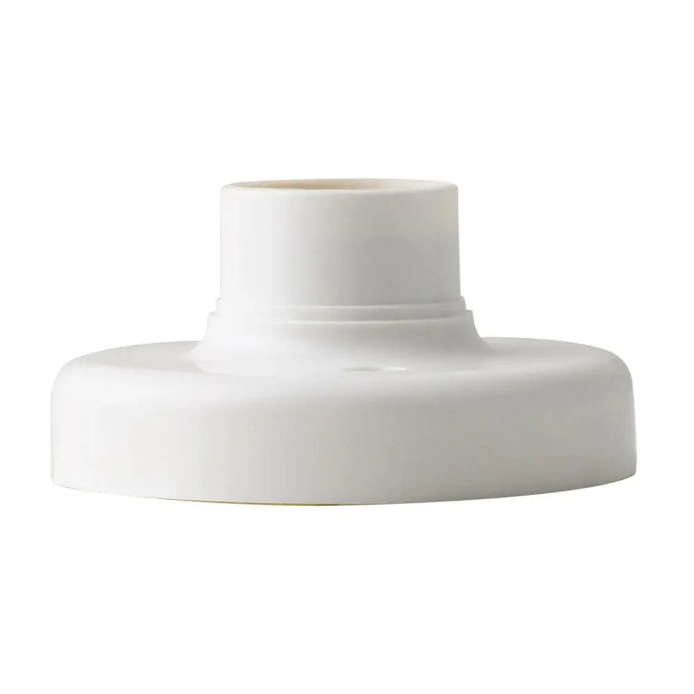Горячая по всему миру 1 шт. полезный дизайн E27 Круглый Пластиковый Цоколь Винт светильник Лампа патрон белый