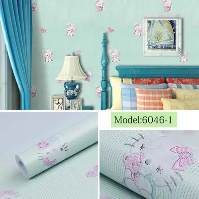 15 ПВХ DIY Детская комната украшение дома мультфильм милые обои самоклеющиеся спальня Девушка Теплый свежий номер прикроватные наклейки - Цвет: 15