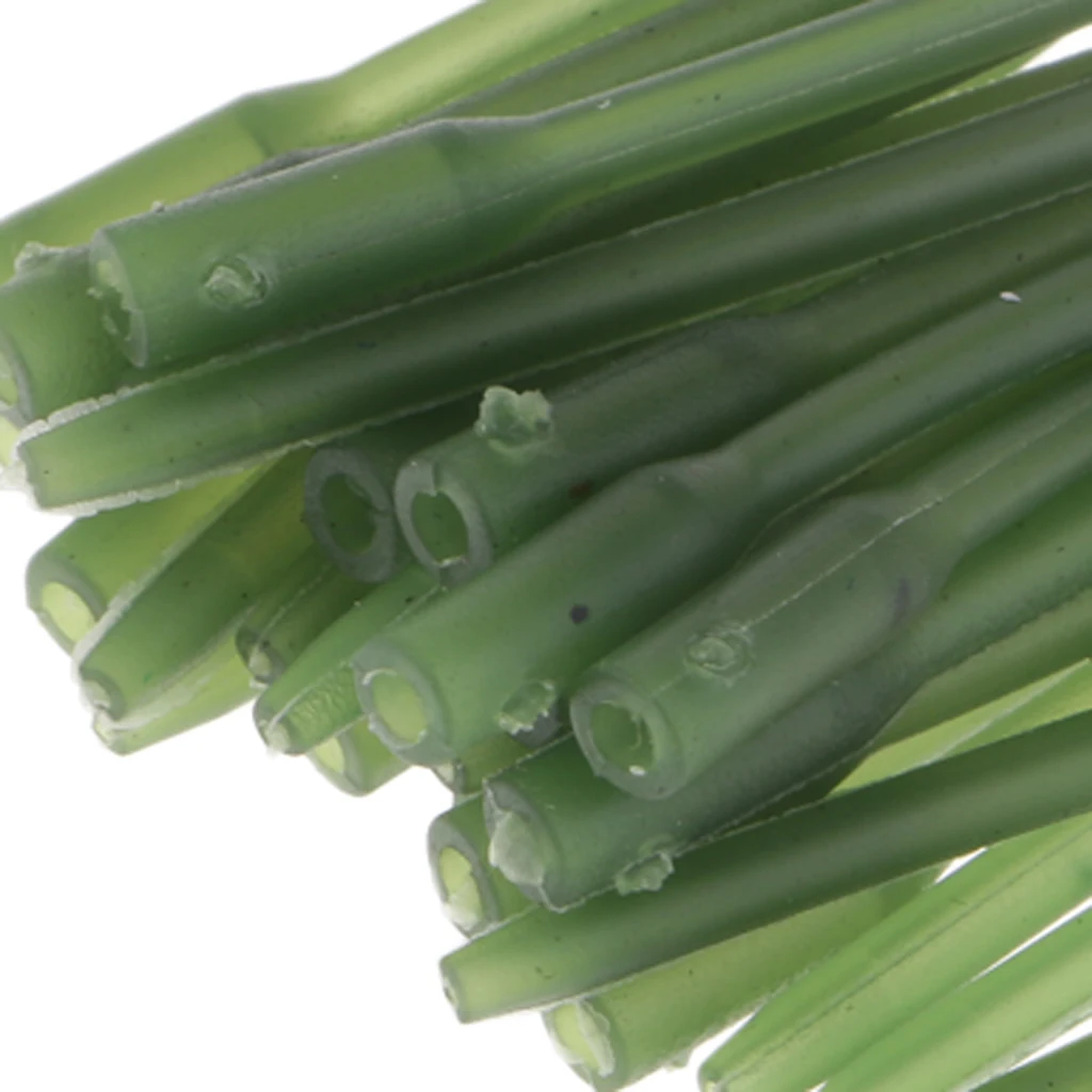 30pcs 2'' Carp Fishing Rigging Sleeves Anti-tangle Sleeves Connect Hook Sleeves Rig Accessories Carp Fishing Terminal Tackles