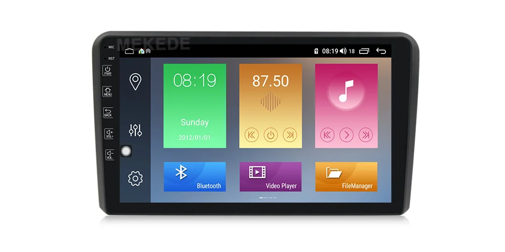 MEKEDE 9853 4G LTE 9 дюймов 8 ядерный android 10,0 Автомобильный gps навигационный мультимедийный плеер для Audi A3 S3 2011-2013 wifi bluetooth FM