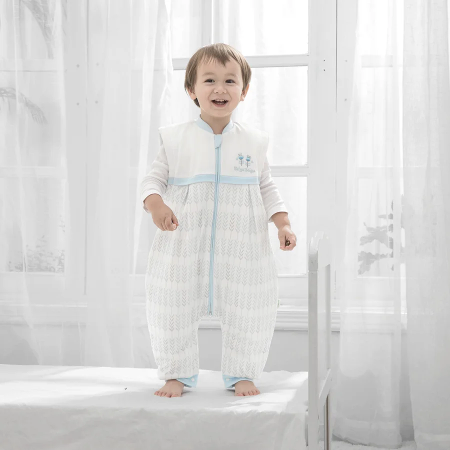 Детский спальный мешок, комбинезон, детская одежда для сна, Детский костюм, комбинезон, раздельные спальные мешки, Комбинезоны для сна - Цвет: thin style