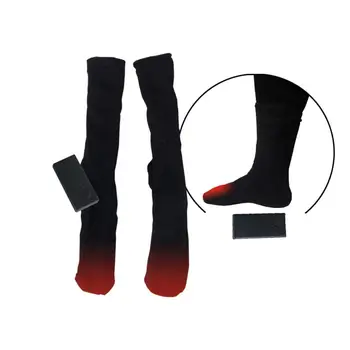 

3VDC Winter Foot Warmer Electric Socks Heated Women's Socks Battery Case Operated Warming Men's Socks Thermal Cotton