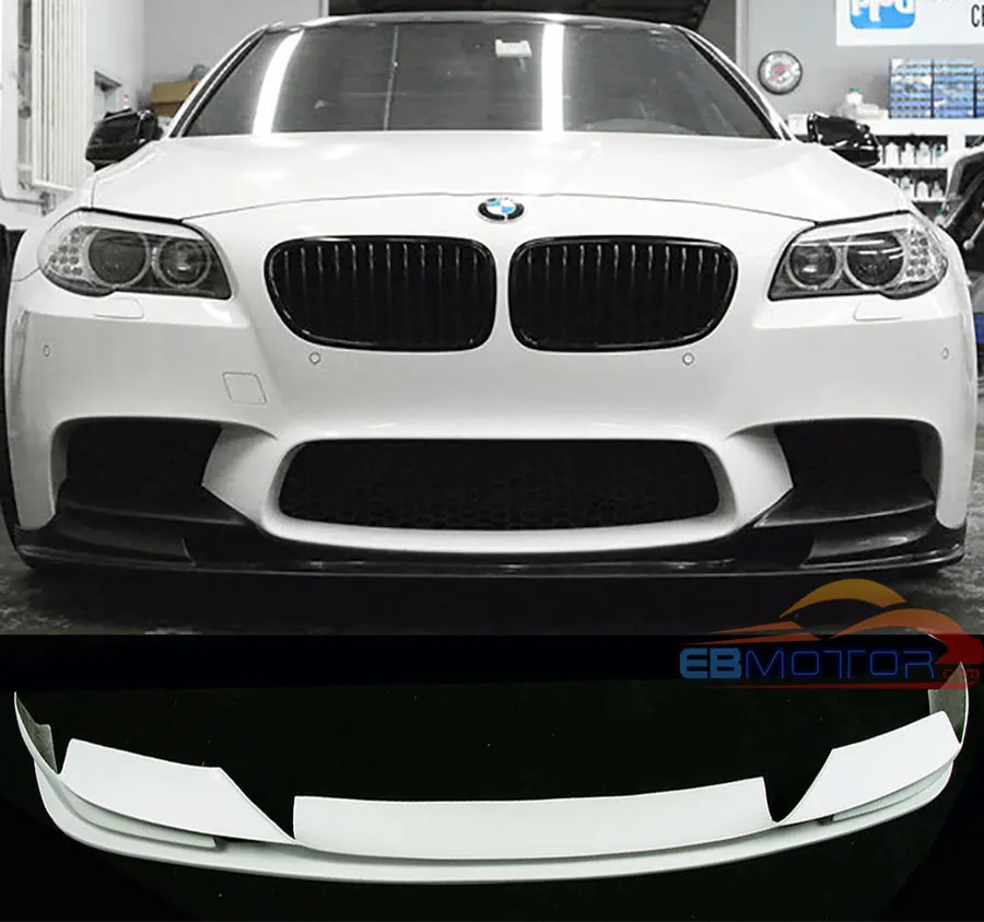 Неокрашенный 3D Стиль передний спойлер для BMW F10 5-Series M5 модель 2012UP B201F